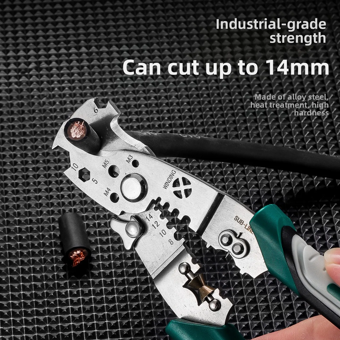 

Многофункциональный инструмент для зачистки проводов из нержавеющей стали — утолщенные плоскогубцы 18-в-1 с электрической ручкой