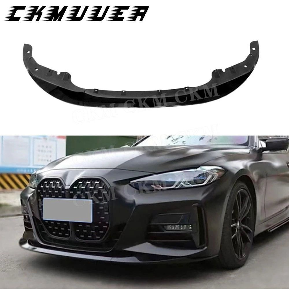 

CKMUUER для G22 G23 передний бампер, спойлер для губ, сплиттеры для BMW 4 серии M Sport 2020+, автомобильный бампер, подбородок, обвесы, аксессуары
