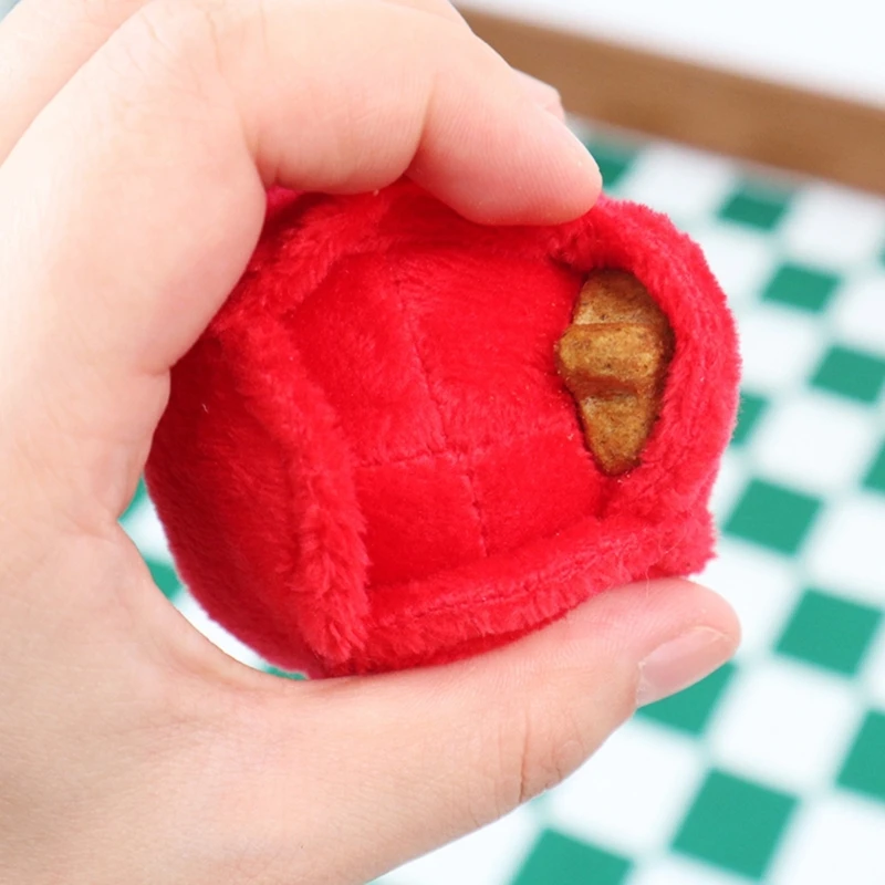 Giocattolo da masticare interattivo per cani peluche per cani piccola e media taglia Peluche con cigolio Fiore che