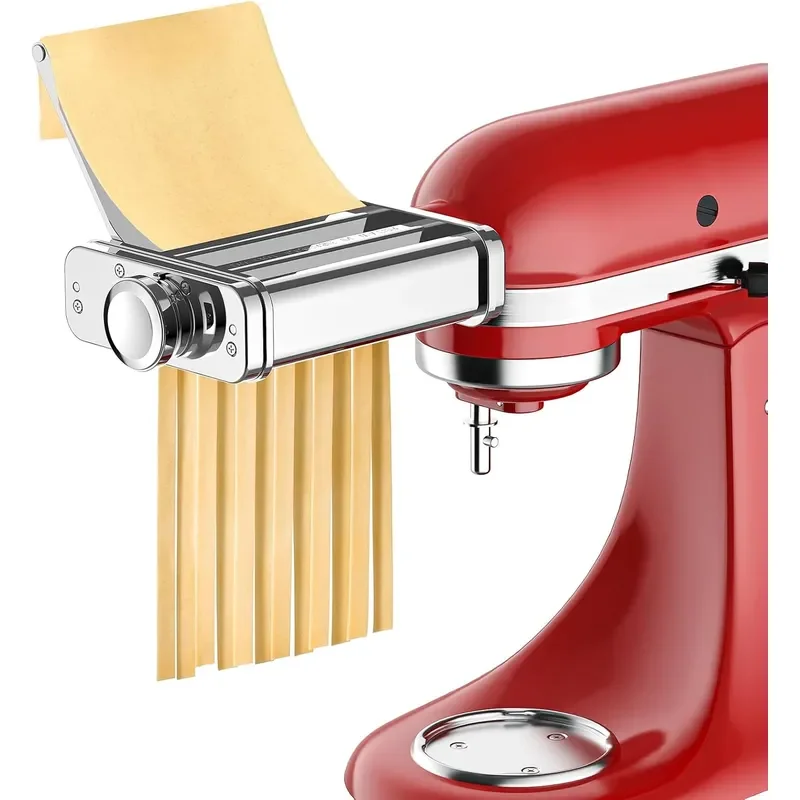 3-in-1 Pasta Attachment for KitchenAid Stand Mixer Stainless Steel