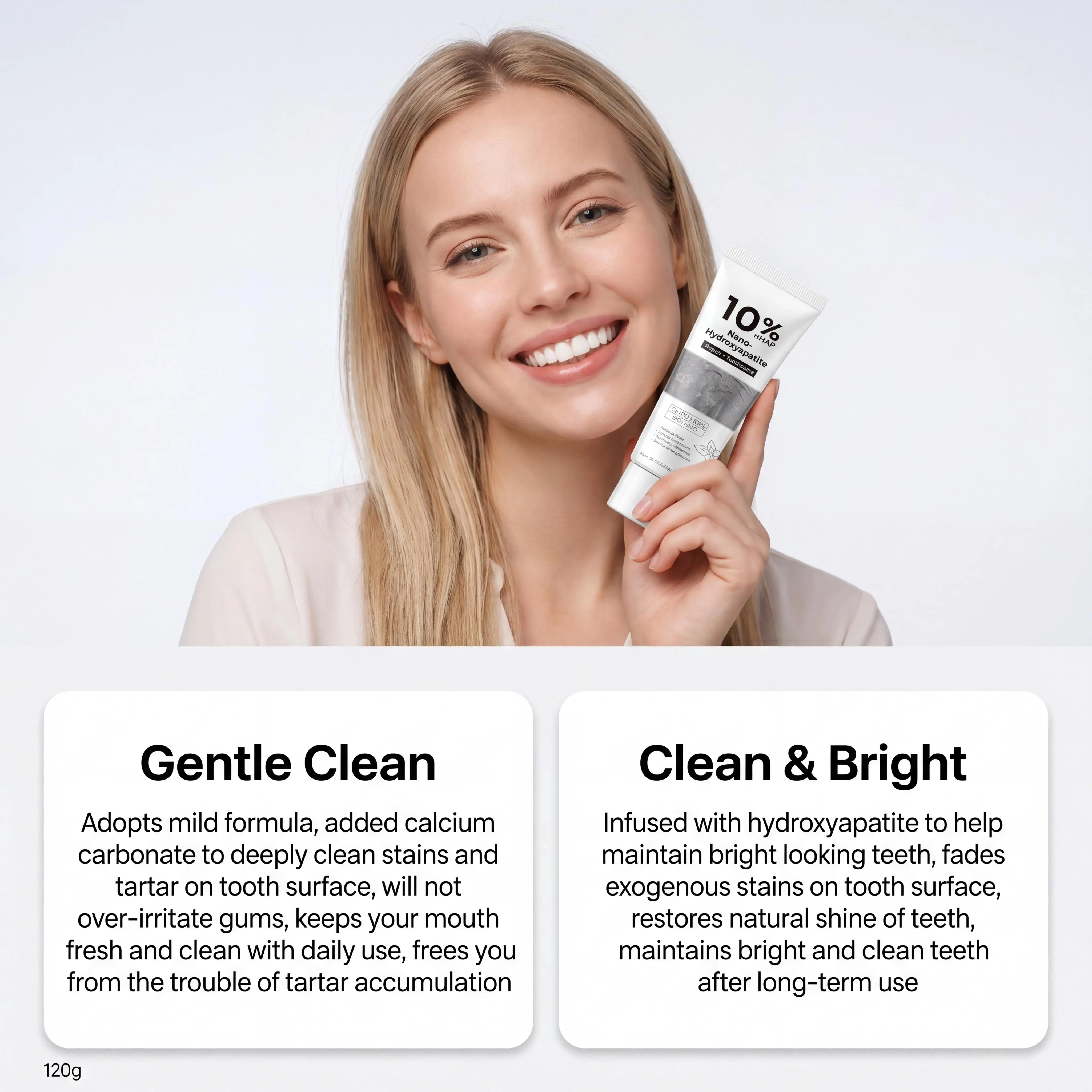 Nano-Hydroxyapatite Toothpaste - Teeth Whitening That Works ulasan dan harga