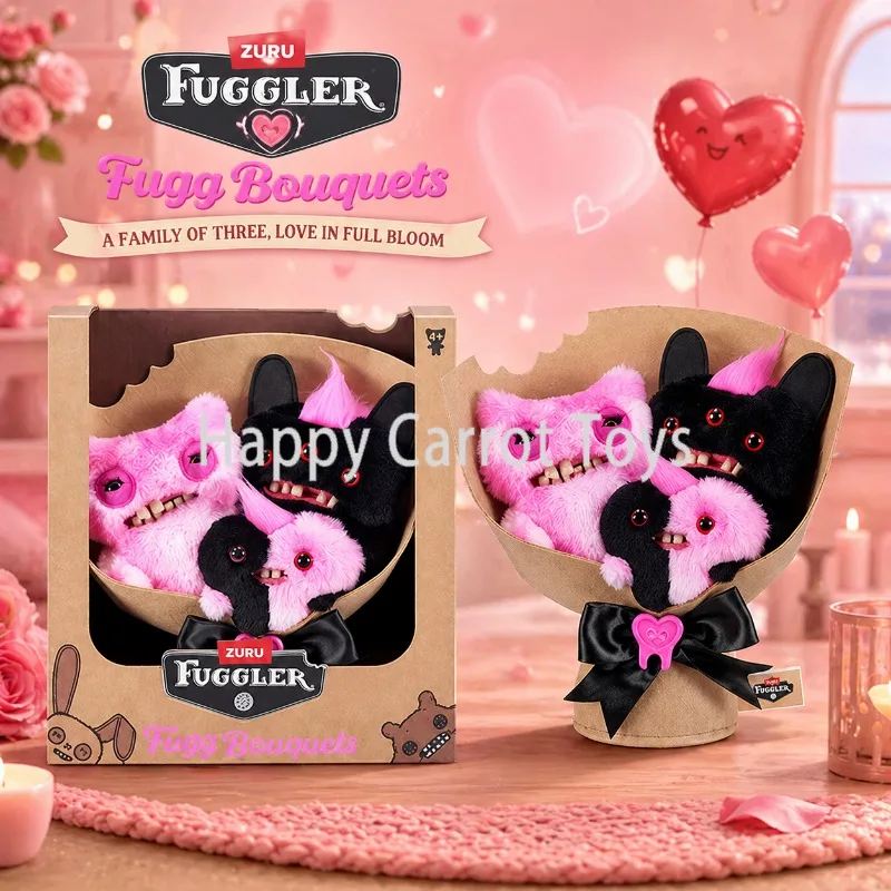 original-fuggler-bouquets-funny-ugly-monster-family-sweet-hony-black-pineapple-too-softhearted-cute-plush-toy-stuffed-kids-gifts
