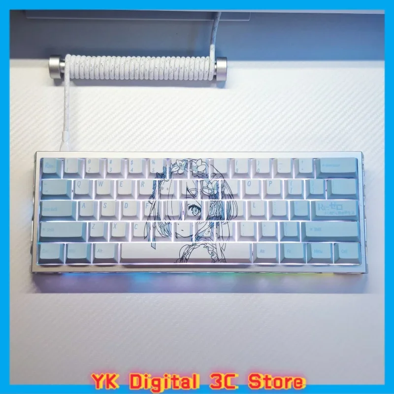 Rem Theme Anime Keycaps Mechanical Keyboard Original PBT Custom Cute Keycaps PC Game Keyboard Accessories Collection Gift Keycap
