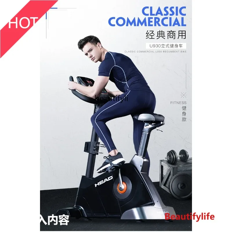 A49 Exercise Bike Home Magnetic Control Commercial Pedal Bike Spinning Bike Gym