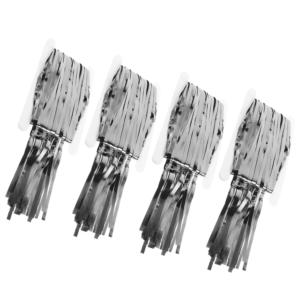

4pcs Decoration Tinsel Door Fringe Backdrop Foil Streamer Party Wedding Birthday Decorations Sturdy