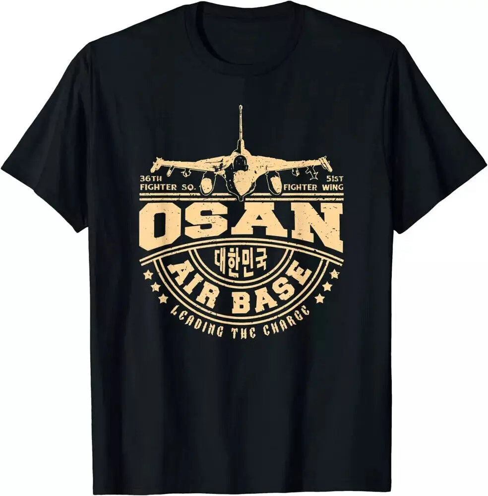 Sale Off Osan Air Base USAF F-16 Pyeongtaek South Korea Hangul T-ShirtAnime Pattern Clothing Y2K Summer