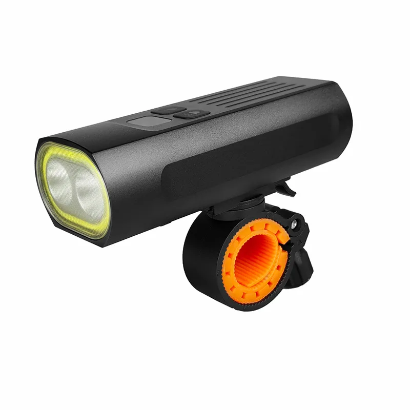 

Mountain bike aluminum alloy headlight USB charging bicycle light LED highlight super bright