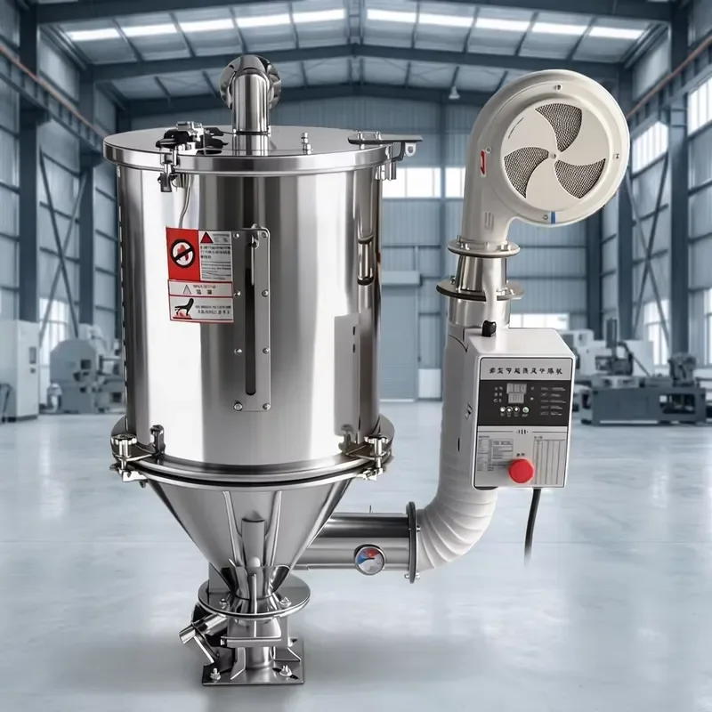 25 kg industrial stainless steel hopper dryer high temperature hot air dryer for injection molding plastic raw materials