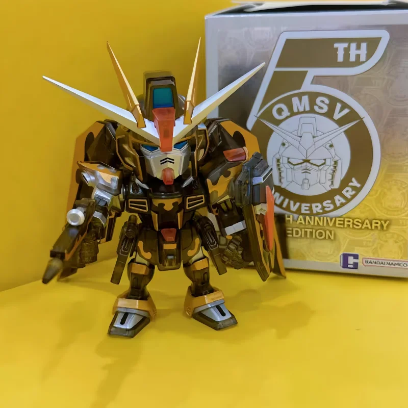 جديد حار حقيقي بانداي Qmsv Mini 5th الذكرى جمع صندوق أعمى الفنان روبوت مجاني Zaku هدايا مفاجأة رائعة ألعاب المهرجان