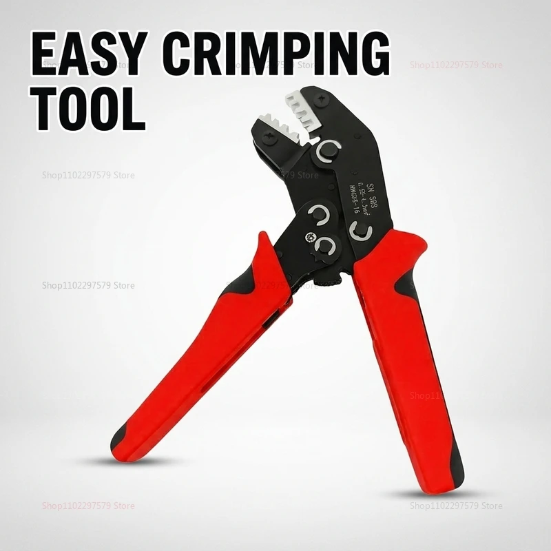 

Профессиональные обжимные клещи SN-58B для клемм-лопаток 6.3, 4.8, 2.8 мм, инструмент для обжима электрических разъемов Dupont