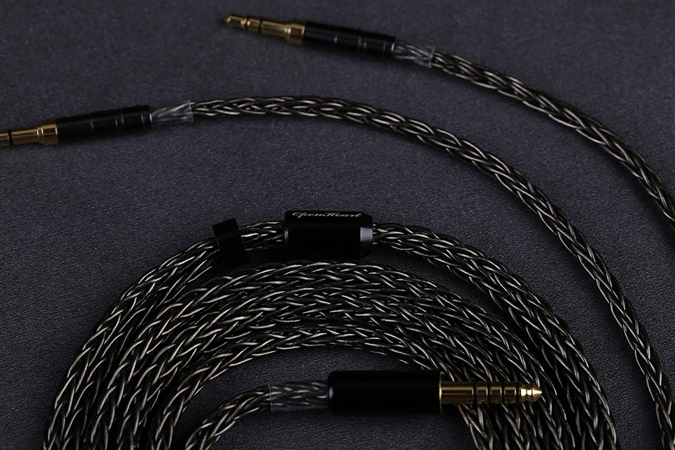 OPENHEART 16 Core Headphone Cable 1 to 2 jack dual 3.5/2.5/4.4mm Balance Cable Silver Plated Copper Upgrade XLR 2m 3m Cable