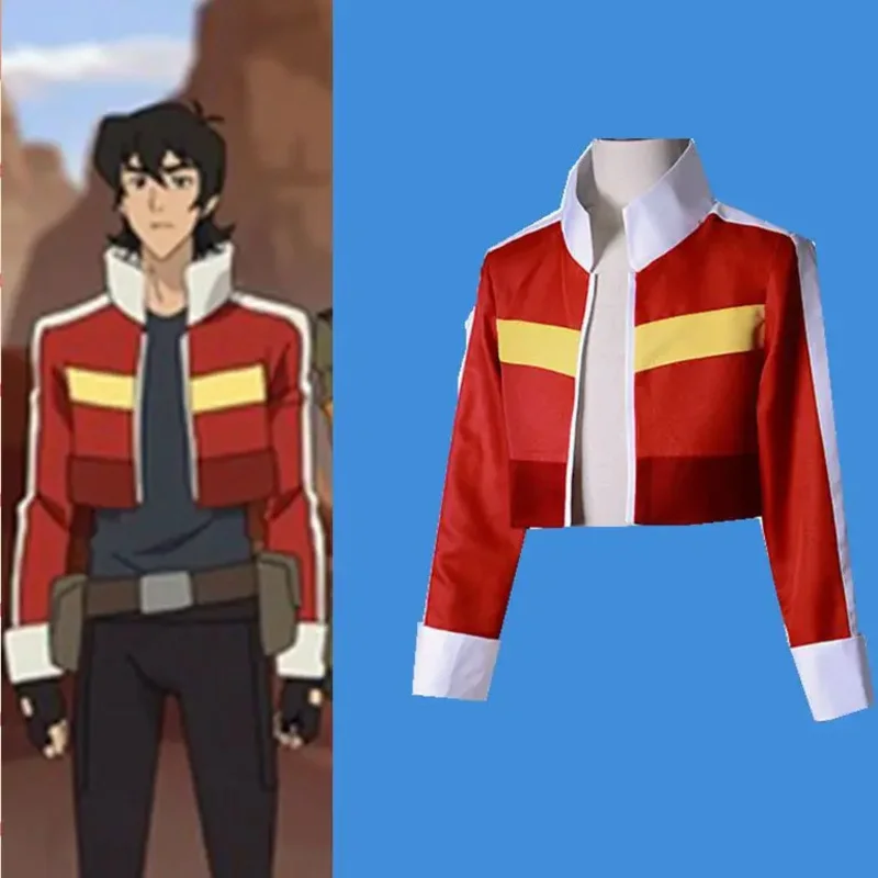 Voltron: Difensore leggendario dell'universo Keith Akira Kogane Costume cosplay Giacca Cappotto Costumi cosplay di carnevale di Halloween