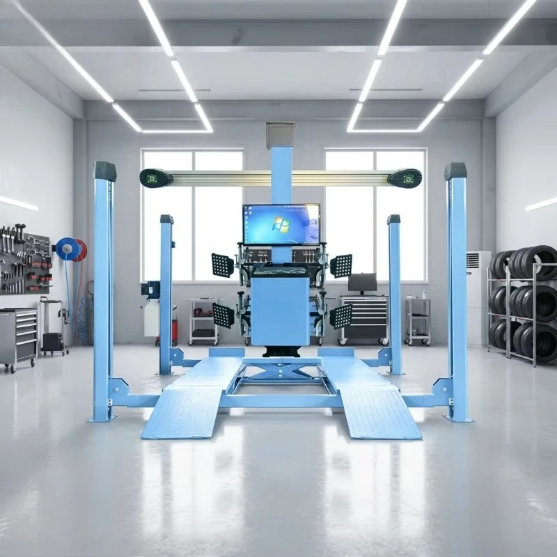 Picture 5: Wholesale High Performance Four-Wheel Positioning Wheel Alignment Machine Full Set with 4 Post Car Lift