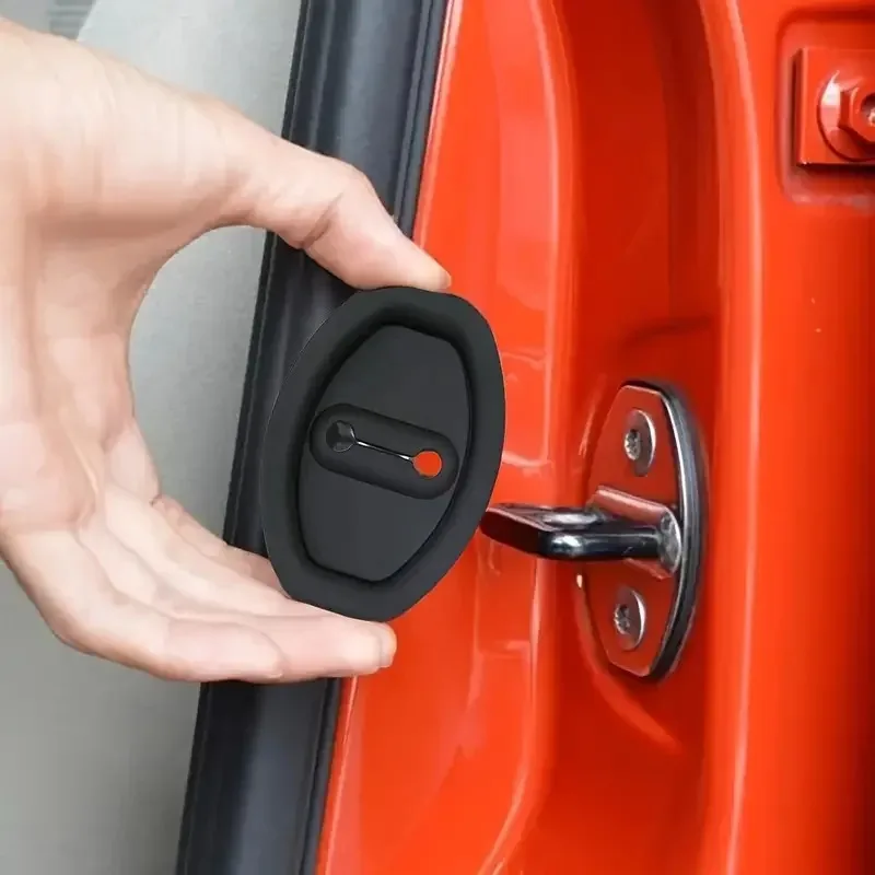

4PCS Universal Car Door Shock Absorber, Silicone Cushion Mute Protector for Door Latch