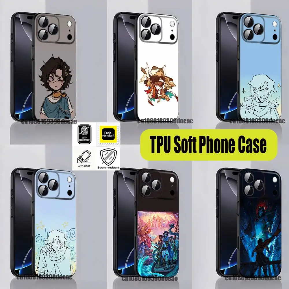 For E-Epic The Musical Telemachus Phone Case iPhone 15,16,17,13,14,11,12,Pro,Max,Plus,E,Air,Mini Custom Black Silicone Shell