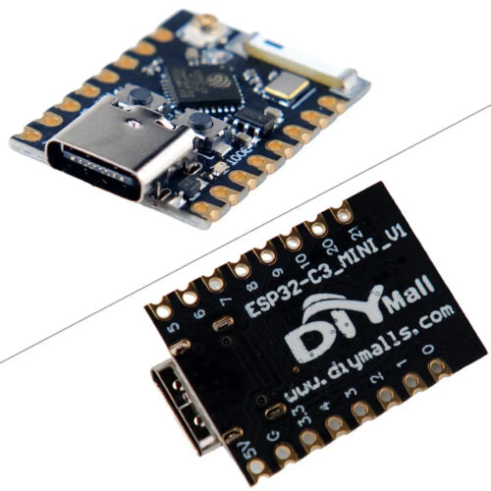 ESP32-C3 Mini Development Board With Wi-Fi And BT Antenna 2.4G SMA Cable 3DBI U.FL To Female SMA For Developers