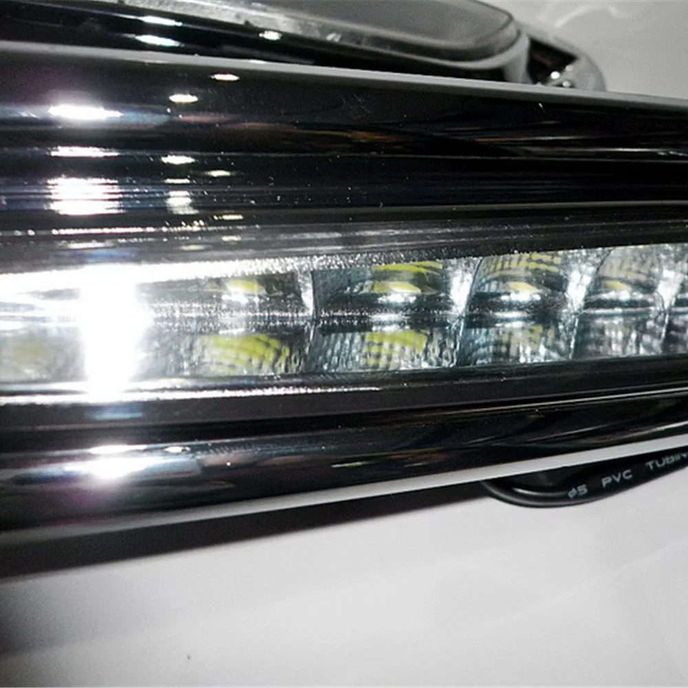 Jult King Car Daytime Running Lights Compatible for Mazda 3 Axela Article 2010 2011 2012 2013, 6000K LED Front Bumper DRL