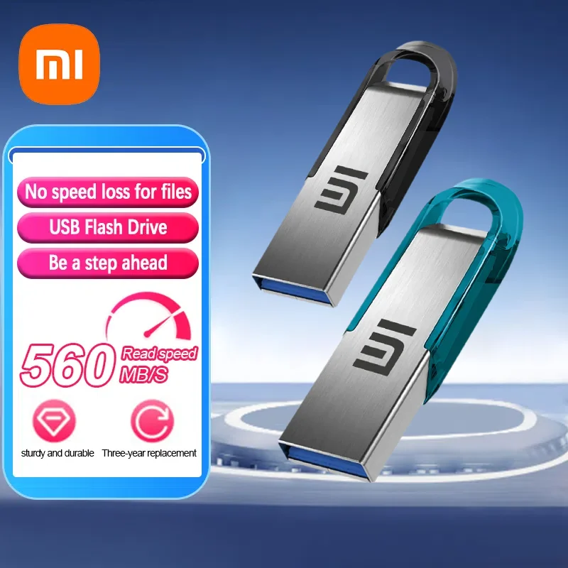 Xiaomi-USB Tipo C Pen Drive de estado sólido, Pen Drive, Pendrive, 520 MBps, 512GB, 256GB, 128 GB, 512GB, Gen 2, USB 3.2, alta velocidade