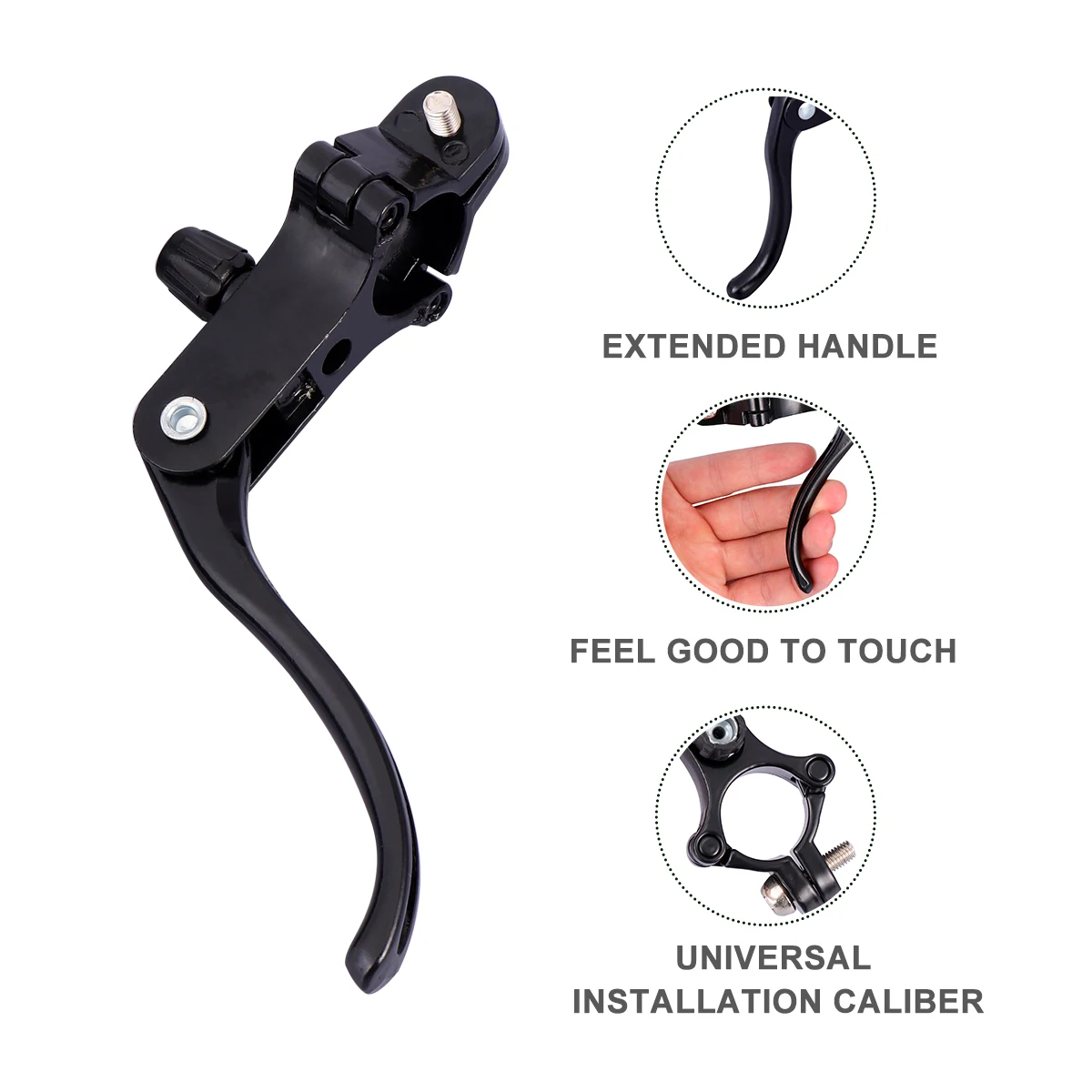 

Universal Aluminum Alloy Bike Brake Lever Pair Durable Lightweight Replacement Handle For Bicycle Repair Maintenance Safety