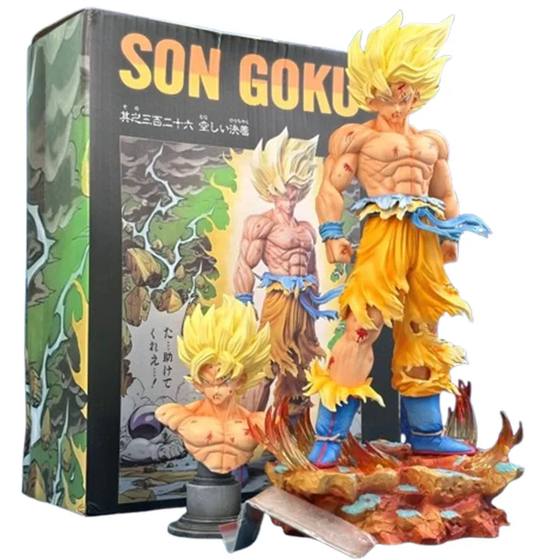 

35cm DBZ Son Goku Action Figures Dragon Ball Z Figura Manga Figurine GK Statue Model Doll Ornaments Anime Peripheral Toys Gift