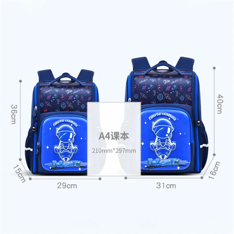 2024 Children School bags Boys Girls Kids Space backpacks Cartoon Schoolbag Orthopedic Primary School backpack mochilas infantil