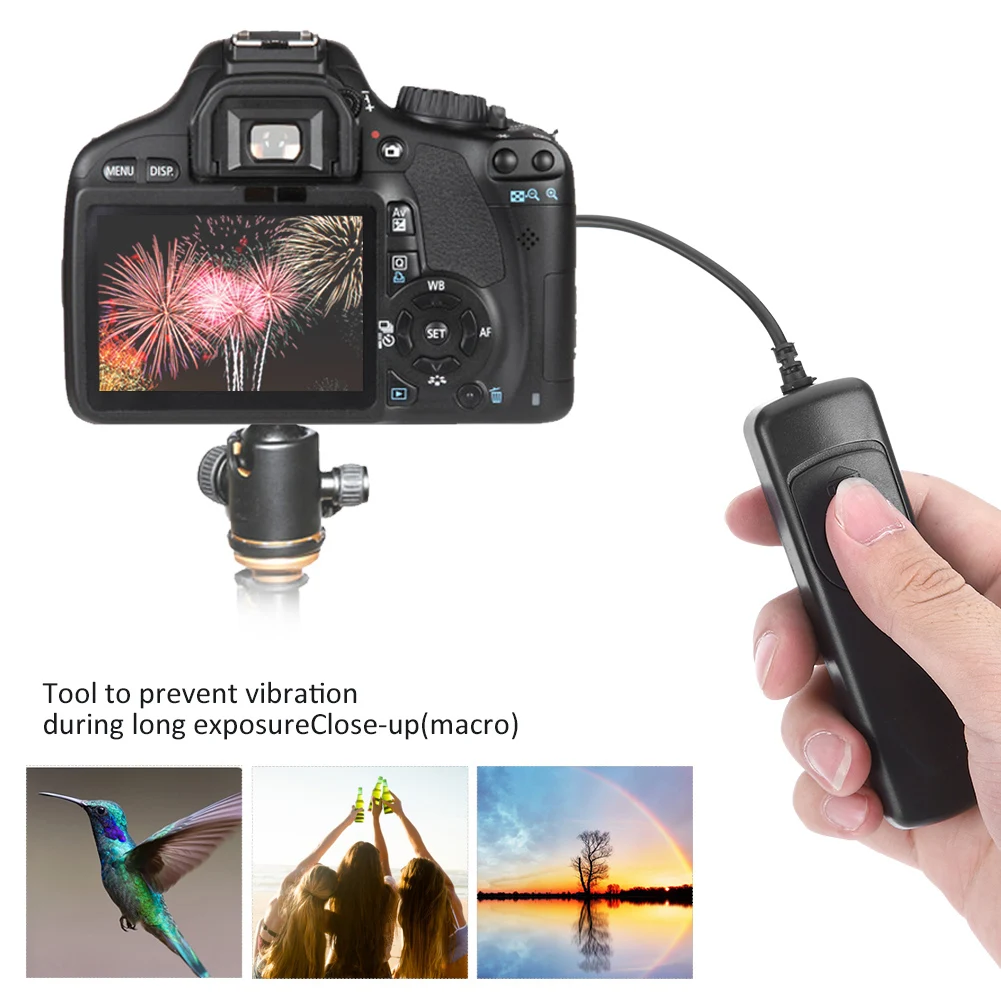 Camera Shutter Release Remote Control Shutter Release Remote Control Prevent Vibration Auto Focusing for Canon 1200D 1100D 1000D