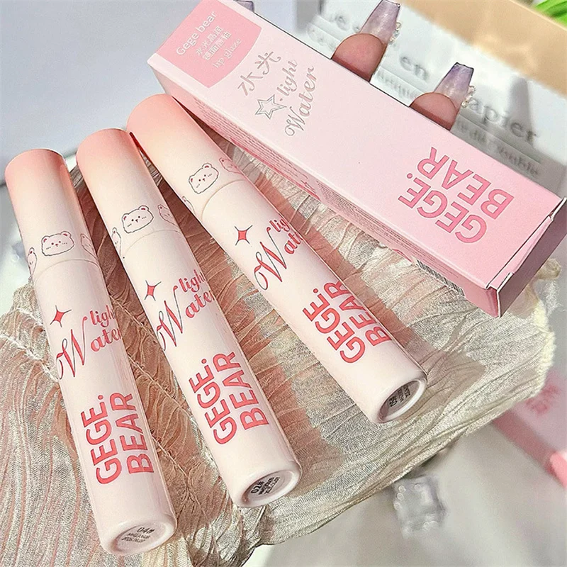 Bálsamo labial de congelación, brillo de labios de 1/3/5 piezas, mejora la belleza Natural, esmalte de labios duradero, cosmético de moda, lápiz labial de fresa de cristal