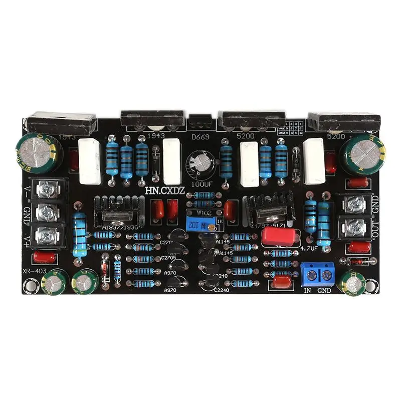 200W 1943 + 5200 High Mono Power Tube Finished Amplifier Board Electronic Component Kit