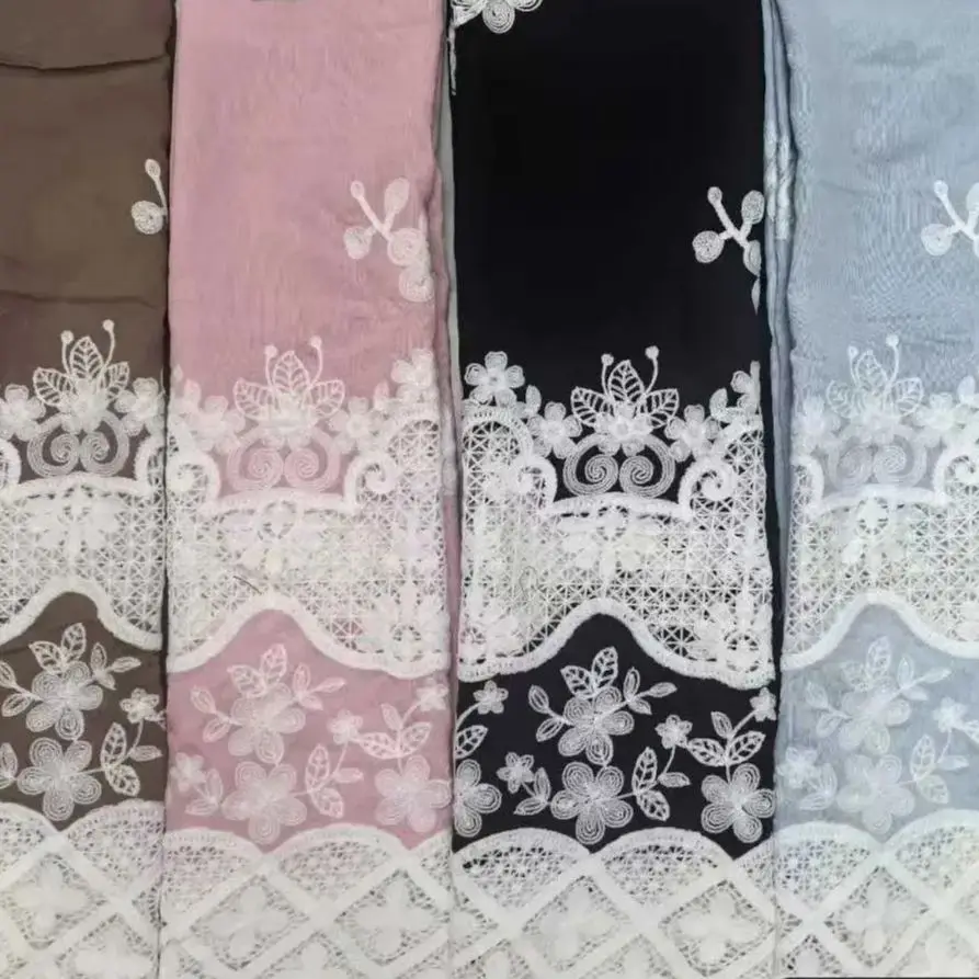 

New lace embroidery fabric for children's and women's clothing, Lolita dress fabric, home curtain decorative sewing materials