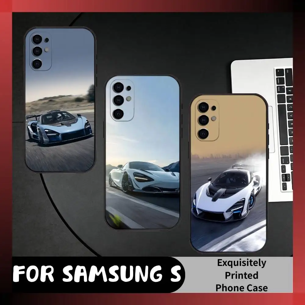 

Luxury Super Cars MCL Senna Phone Case For Samsung S25,S24,S21,S22,S23,S20,Ultra,S26,Plus,Fe,Note,5G Black Cover