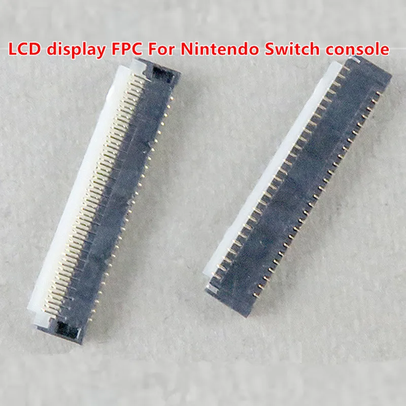 Conector FPC para Nintendo Switch Console na Placa-Mãe, Tela LCD, 53Pin, 5-30Pcs
