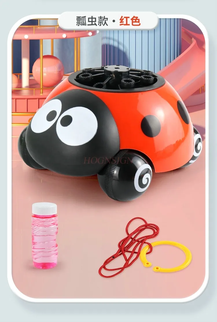 Máquina de bolhas de polvo para crianças, elétrica, totalmente automática, popular, brinquedo de polvo para caminhada