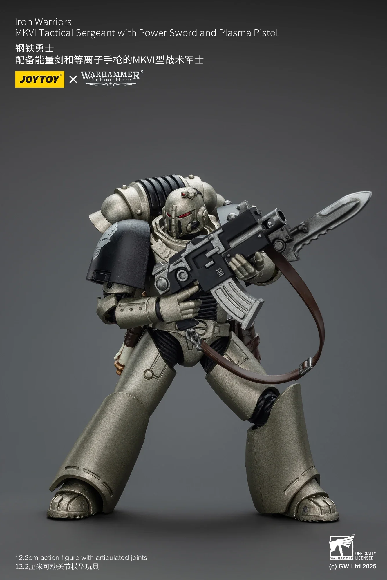 JOYTOY Warhammer40K 1/18 アクションフィギュアアイアンウォリアーズ MKVI 戦術コマンド分隊選択フィギュアおもちゃ