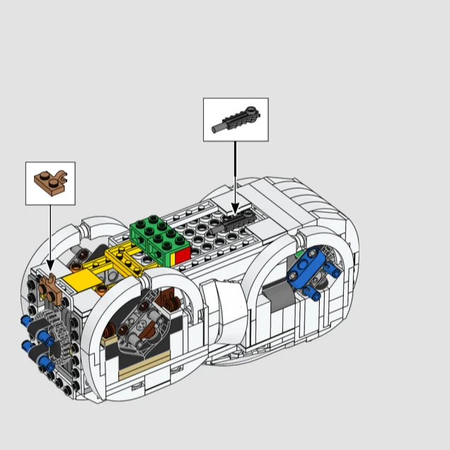 Ensembles de blocs de construction pour chiots 43269, compatibles avec les particules Legoed, adaptés aux cadeaux de noël