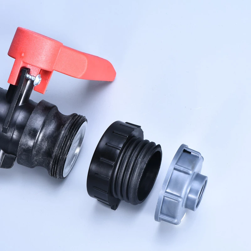 

1PC IBC Tank Adapter for Schutz Valve 62mm Fine thread to 60mm Coarse thread fittings Garden water tank Connector