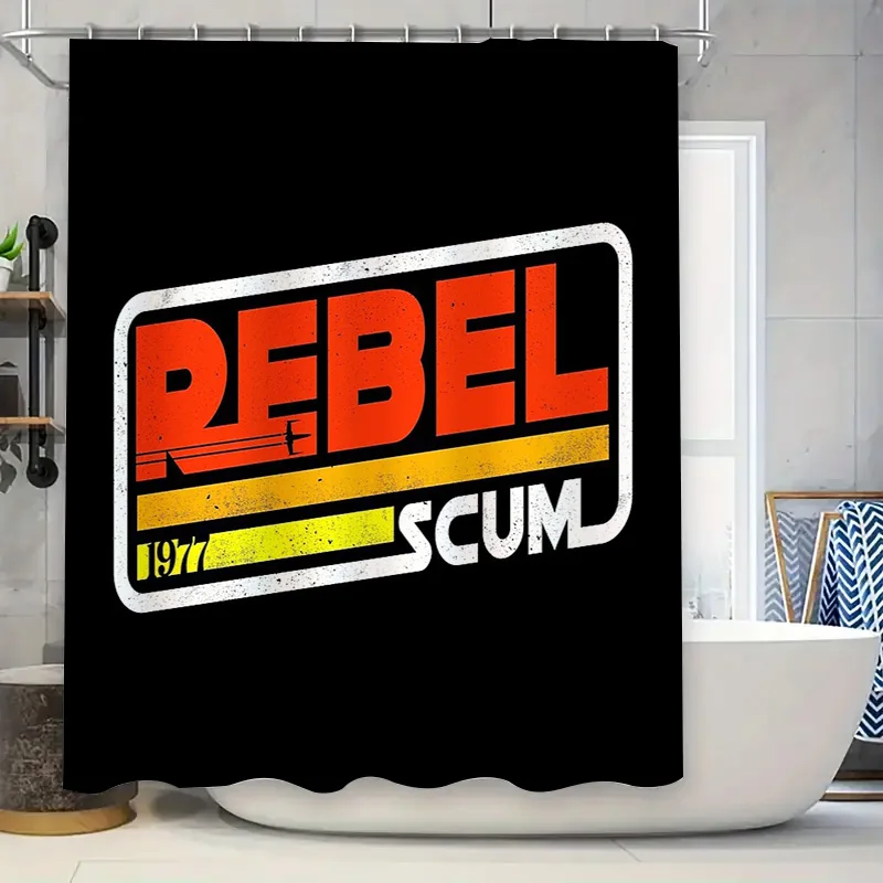 

Винтажная ретро занавеска для душа в стиле 70-х годов, эстетическая хиппи-фургон, музыкальный фестиваль, декор, набор для ванной комнаты, водонепроницаемая настенная живопись