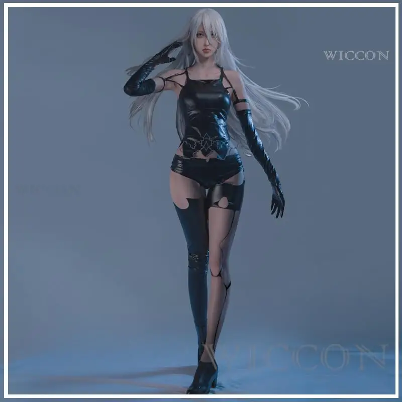 

Anime Game NieR Automata A2 Battle Suit Sexy Handsome Uniform Cosplay Costume Halloween Party Role Play Outfit Women