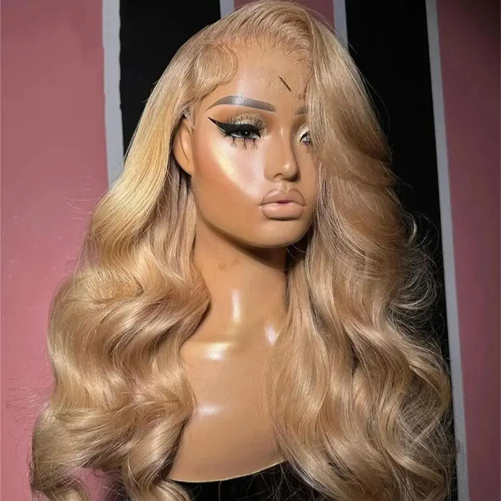 

5x5 Silk Base Glueless Preplucked 28inch Blond Boby Wave Jewish Human Hair Wig With BabyHair HD Lace European Hair Wigs Daily