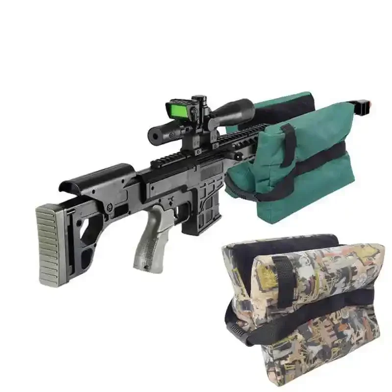 Portable Shooting Front and Rear Bench Rest Bag, Rifle Target Stand for Hunting Gun Support, Sandbag Stand Holders