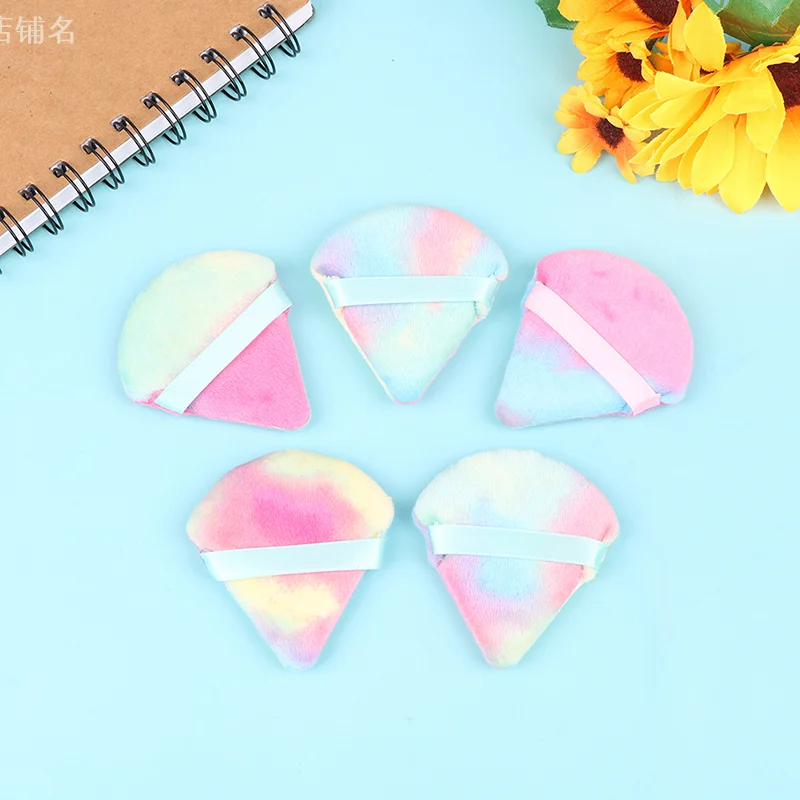 Mini éponge de beauté en forme de triangle pour fond de teint, 2 ou 5 pièces, accessoire de maquillage