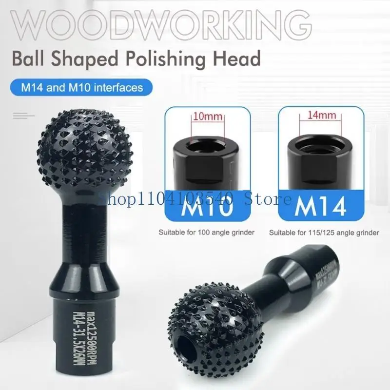 02DC Professional Woodworking Carving Tools Efficient Rotary Burr Rasp Set of 3pcs