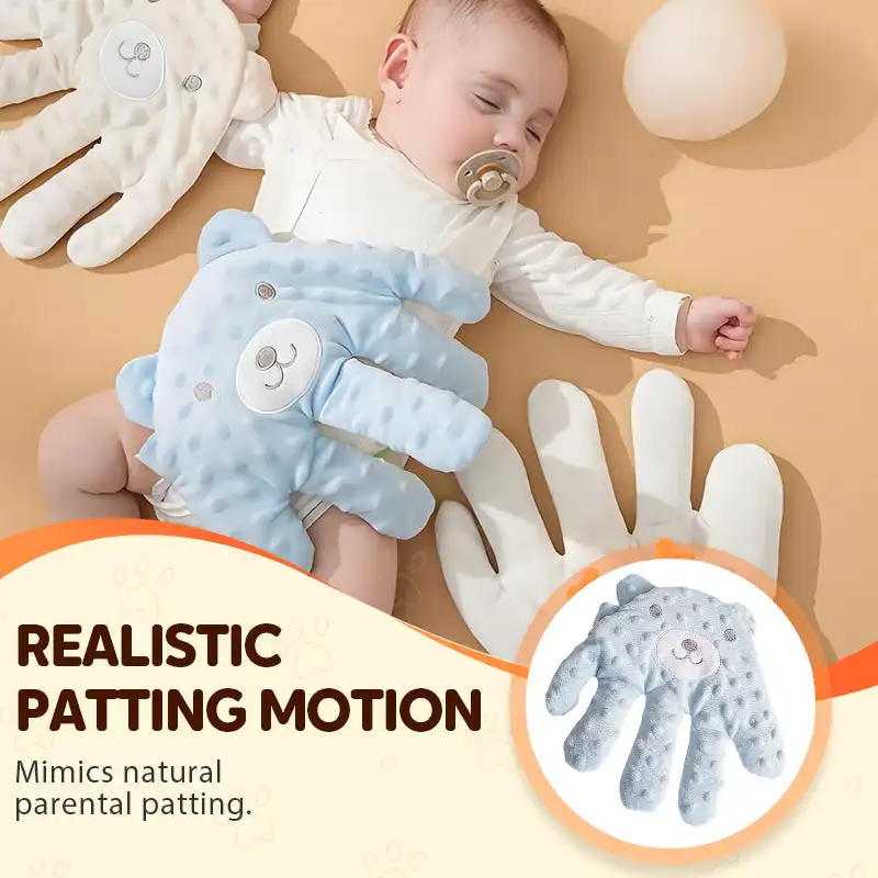 

Newborns Sleep Aid Pacify Hand Glove Gentle Comfortable Cotton Soothing Toy for Comfortable Newborns Sleeping