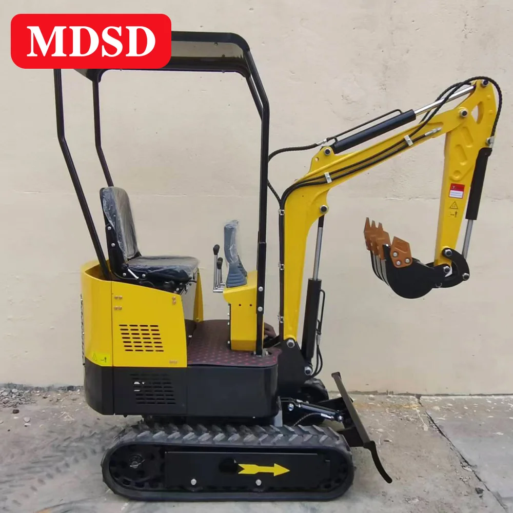 حفار صغير 0.8-2 طن مع مرفقات حفار صغير هيدروليكي لـ Kubota CE/EPA/Euro 5 حفارة صغيرة مجنزرة شحن مجاني