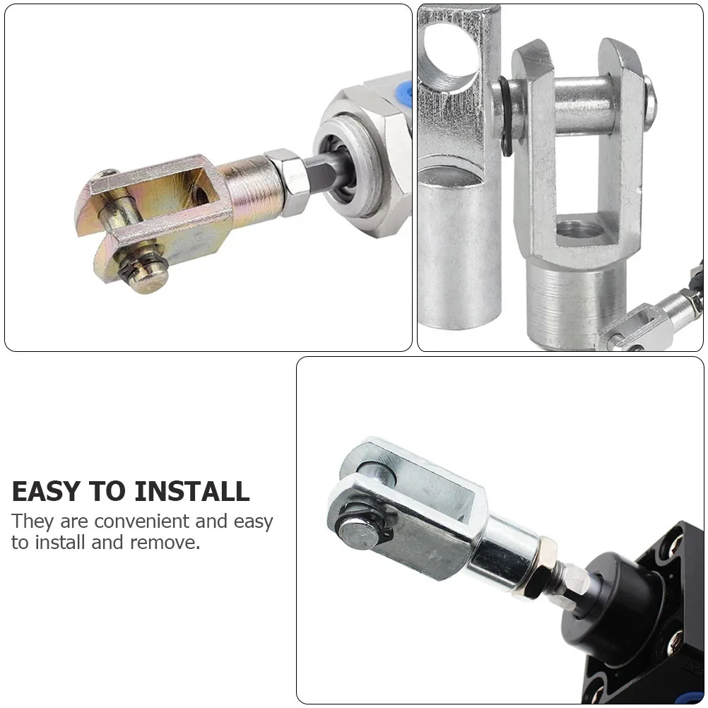 

5 pcs Air Cylinder Rod Clevis Y Shape Female Thread Joint Connector Industrial Quick Fittings Carbon Steel Gas Spring