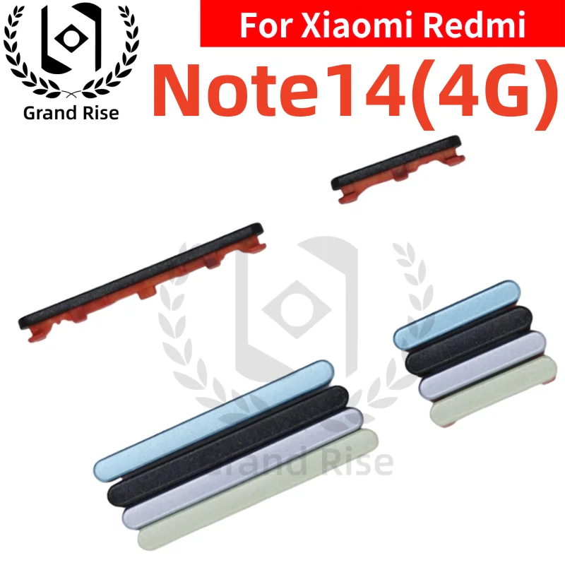

1 комплект, новая боковая кнопка регулировки громкости телефона для Xiaomi Redmi Note14 (4G), внешняя кнопка громкости + включение и выключение питания