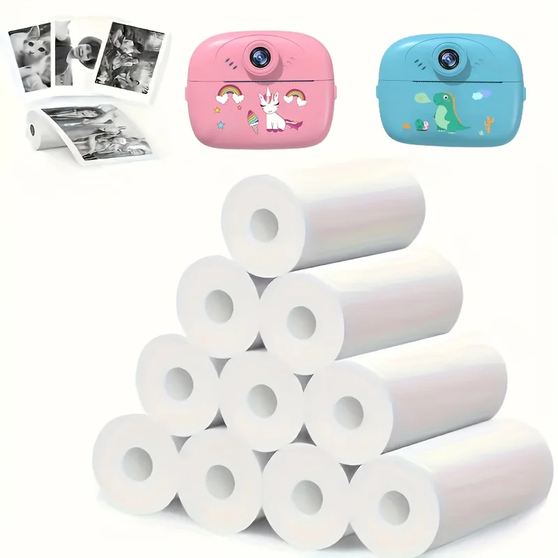 Uscita fotografica in carta termica per fotocamera con stampa istantanea 6/12, compatibile con la maggior parte delle mini stampanti e fotocamere, stampante fotografica portatile