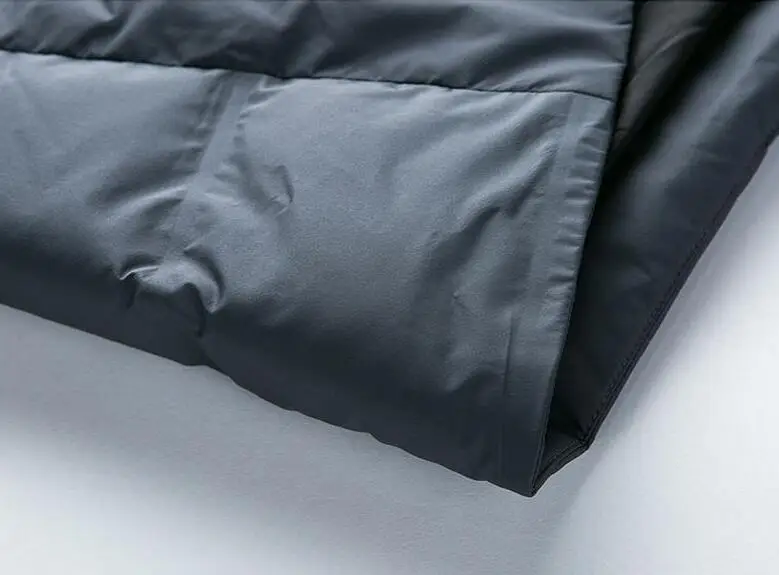 Down Suit Men's Winter New Style White Duck Down Men's High-End Quality Scarf Collar Casual Suit Jacket