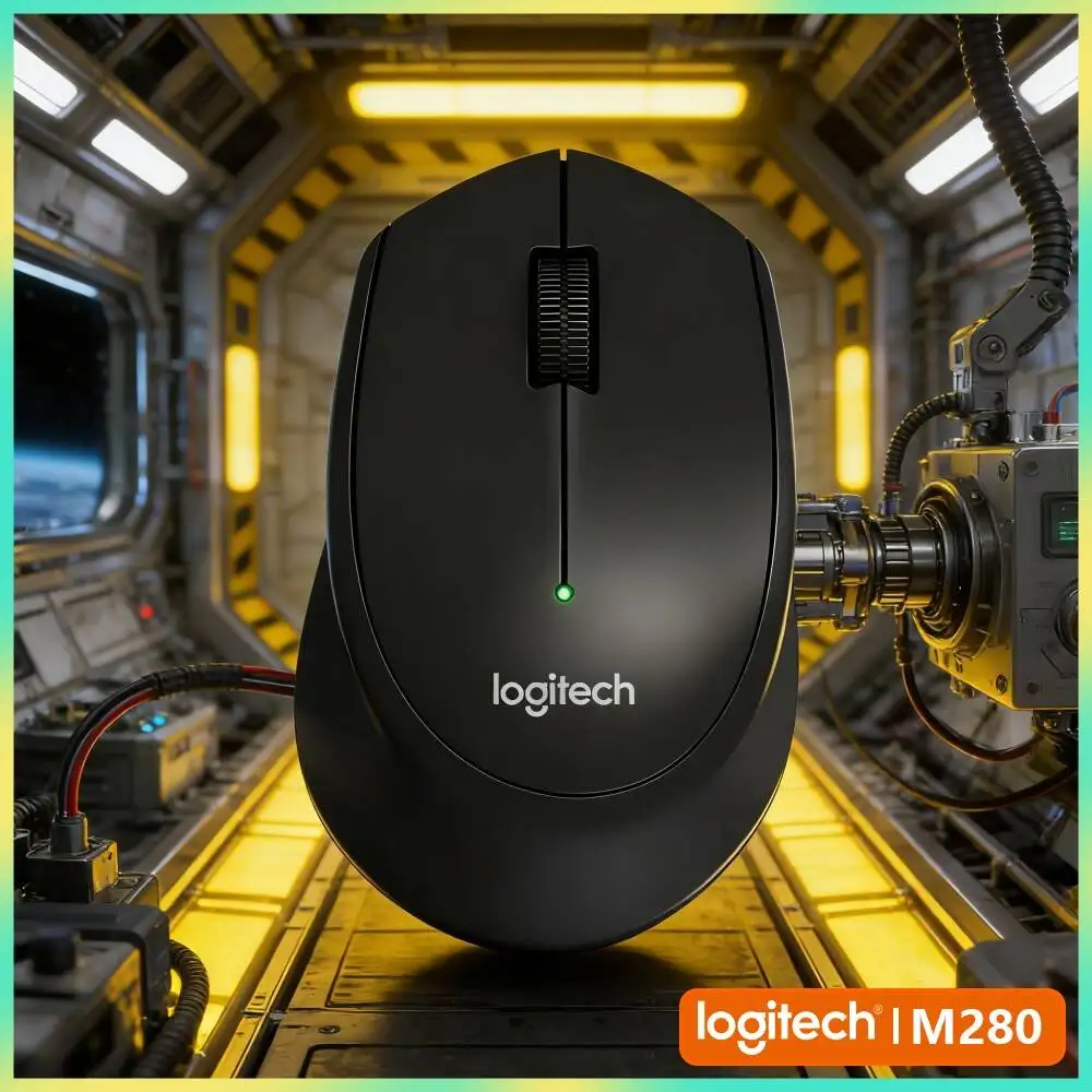 Logitech M280 Wireless Optical Mouse Dust-Proof Guard Cover 2.4GHz 1000 DPI Smooth Motion Control for Laptop Windows Mac