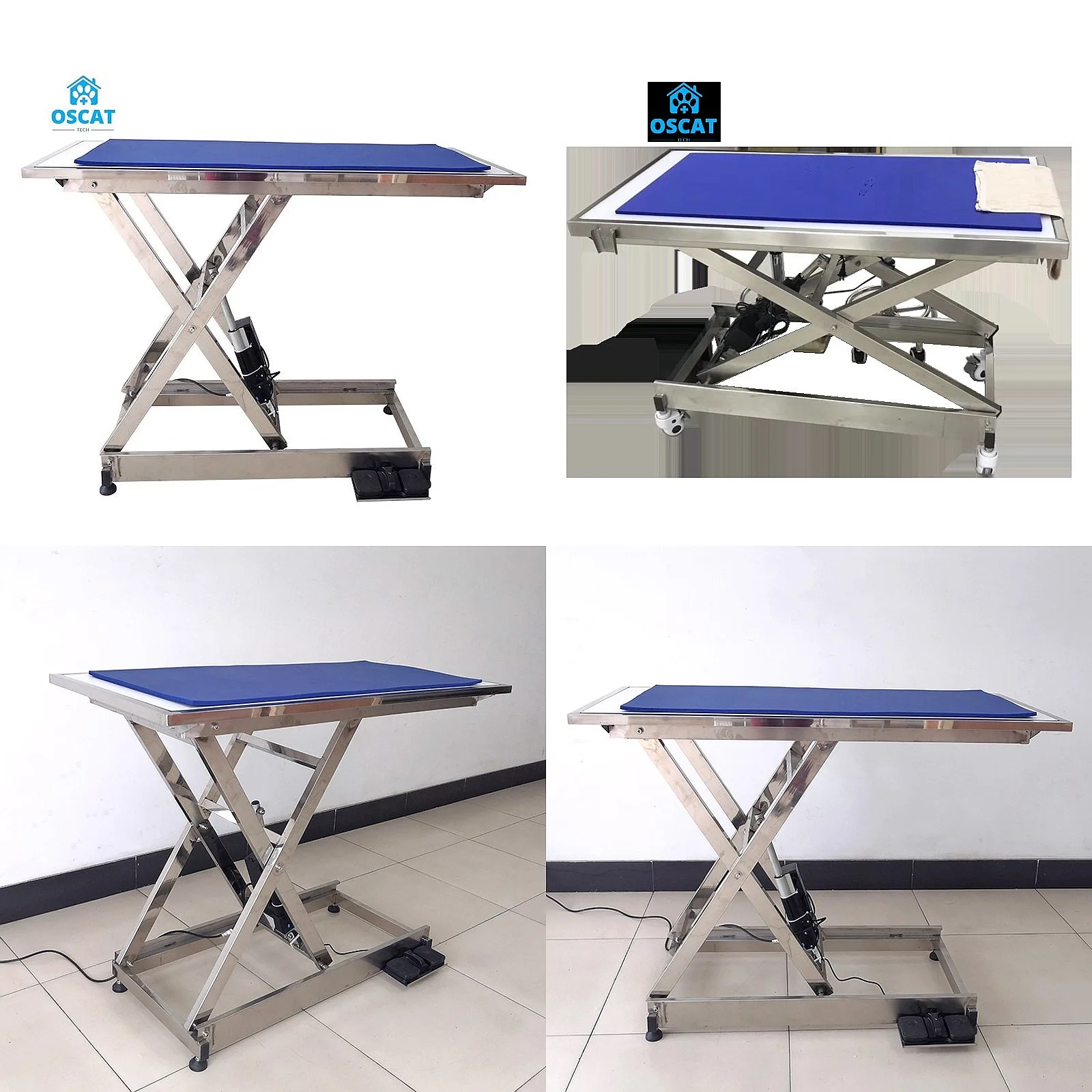 EURPET Hydraulic Electric Pet Veterinary Animal Operating Table Surgery Veterinary Bed Examination Table Mat