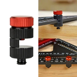 1/2Pc New Stair Gauges for Conventional Framing Square Stops Framing Tool for Fast Fixed Square, Bottom Threads for Easy Storage